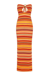 Montego Bandeau Dress - Sardinia Stripe