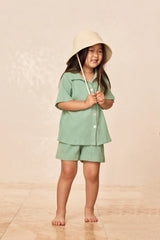 Pacific Beach Shirt Kids - Pond Crinkle