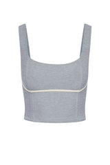 Zion Tank - Heather Grey/Ivory