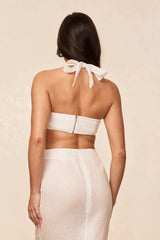 Montserrat Top - White Linen