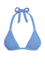 Morocco Top - Azure Crinkle