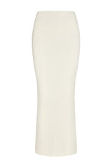 Fontelina Skirt - Ivory Knit Rib