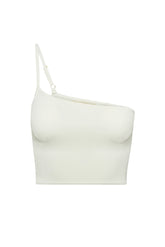 Marina Del Rey Knitwear Top - White Rib