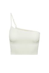 Marina Del Rey Knitwear Top - White Rib