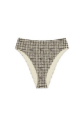 Formentera Bottom - Black Gingham