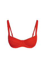 Sorrento Top - Chili Pepper Crinkle
