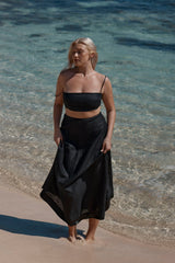 San Diego Skirt - Black Linen