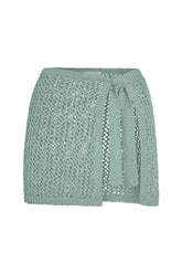 Santa Marta Sarong - Light Slate Petit Crochet