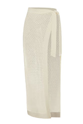 Sao Paulo Sarong - Ivory Lace Crochet