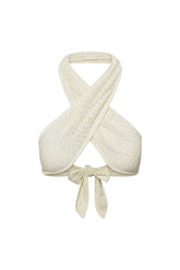 Ramatuelle Top - Ivory Lace Crochet
