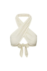 Ramatuelle Top - Ivory Lace Crochet