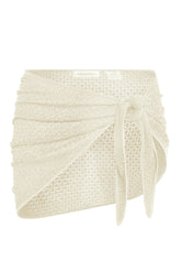 Paris Sarong - Ivory Lace Crochet