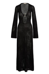 Montego Dress - Black Lace Crochet