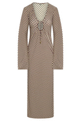 Marabella Kaftan - Husk Geo Tissue Jersey