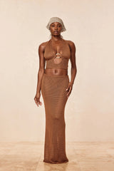 Miami Top - Caramel Treble Knit