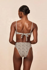 Sorrento Top - Black Gingham