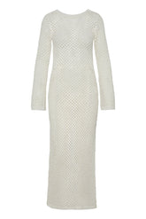 Cozumel Dress - White Crochet