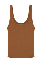 Devin Tank Long - Caramel Lightweight Rib