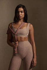 Zion Bra - Heather Mauve/Ivory