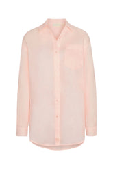 La Jolla Linen Shirt - Powder Pink Linen