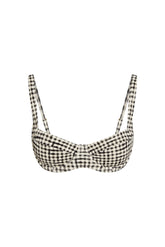 Sorrento Top - Black Gingham