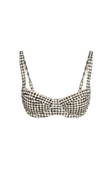 Sorrento Top - Black Gingham