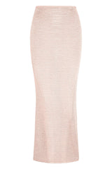 Fontelina Skirt - Powder Pink Treble Knit