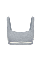 Zion Bra - Heather Grey/Ivory