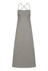Montpellier Dress - Black Gingham