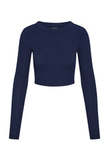Hayworth Long Sleeve - Midnight Lightweight Rib
