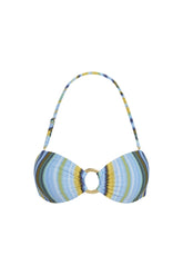 Costa Rica Top - Sardinia Stripe Azure