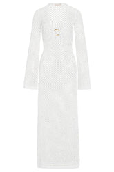Montego Dress - White Crochet