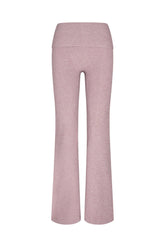 Melrose Flared Legging Long - Heather Mauve