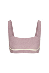Zion Bra - Heather Mauve/Ivory