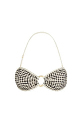 Costa Rica Top Colorblock - Black Gingham