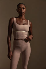Acadia Legging - Heather Mauve