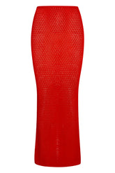 Fontelina Skirt - Chili Pepper Lace Crochet