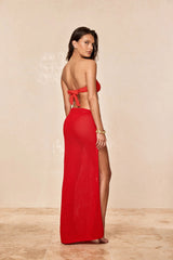 Palermo Skirt - Chili Pepper Lace Crochet