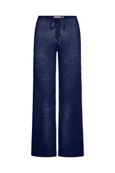 Belize Knit Pant - Midnight Lace Crochet