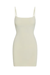 Provence Mini Dress - Ivory Knit Rib