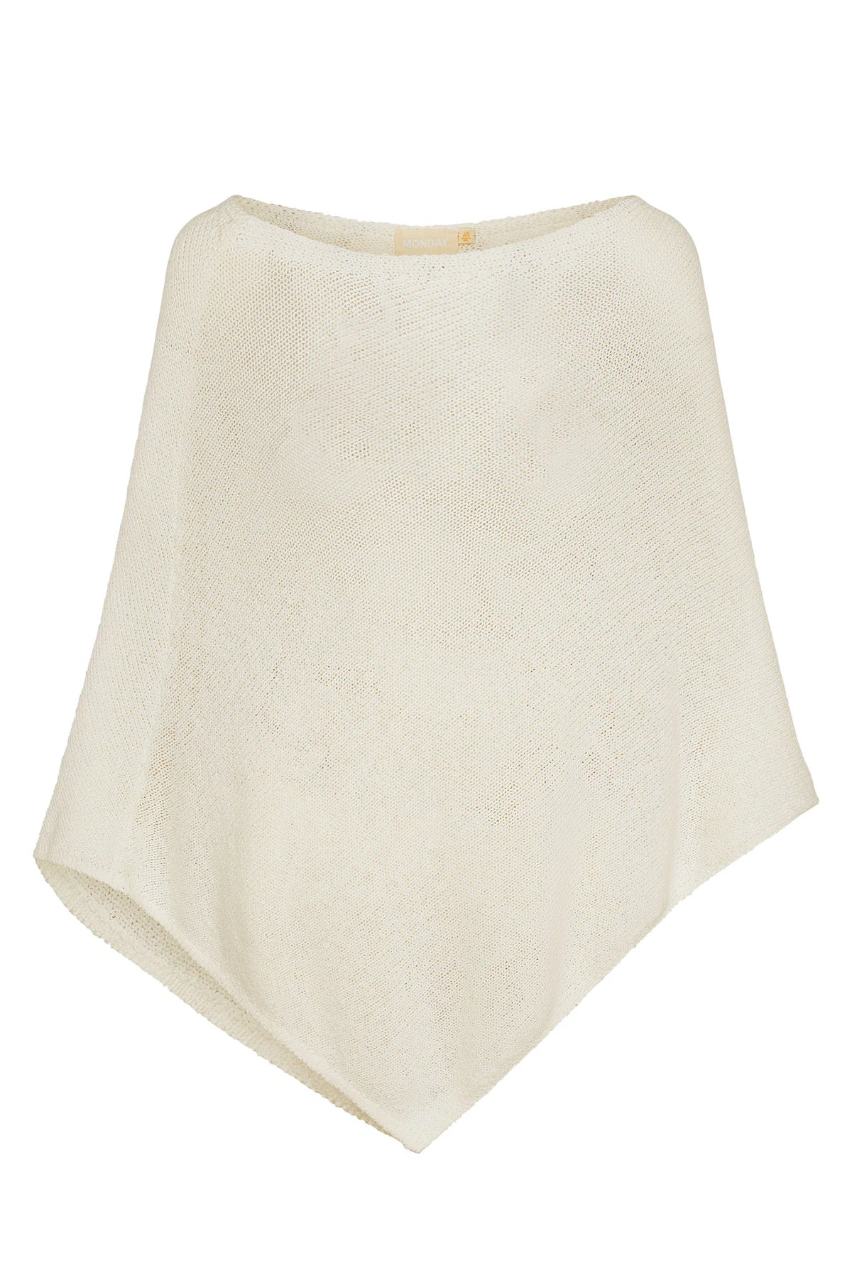 Dominica Poncho Open Knit - Ivory