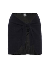 St. Barth's Skirt - Black Crinkle