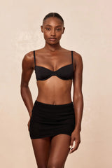 Cartagena Micro Skirt - Black Lace Crochet