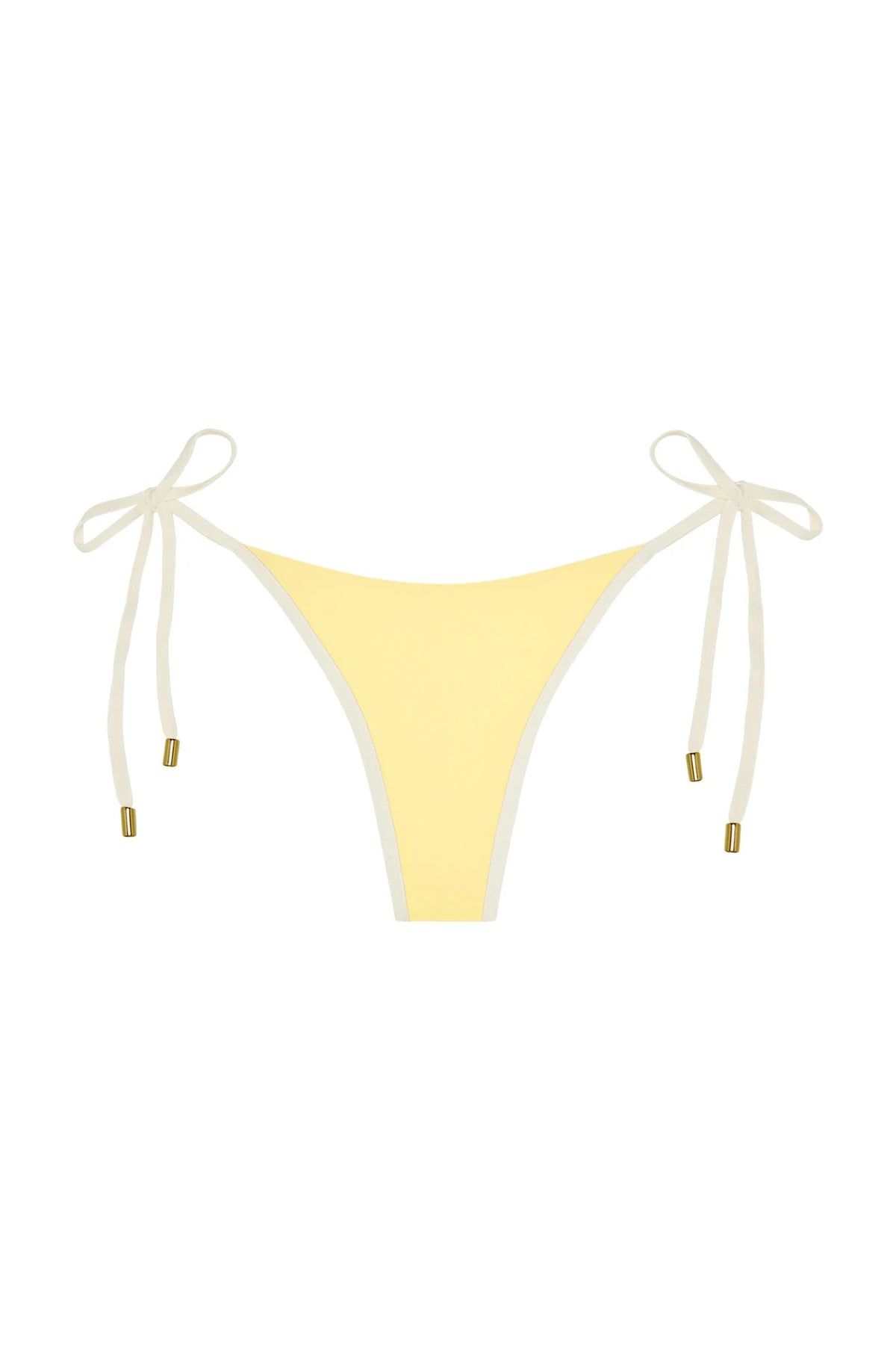 Palma Color Block Thong - Meyer/Ivory