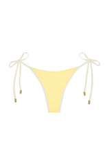 Palma Color Block Thong - Meyer/Ivory