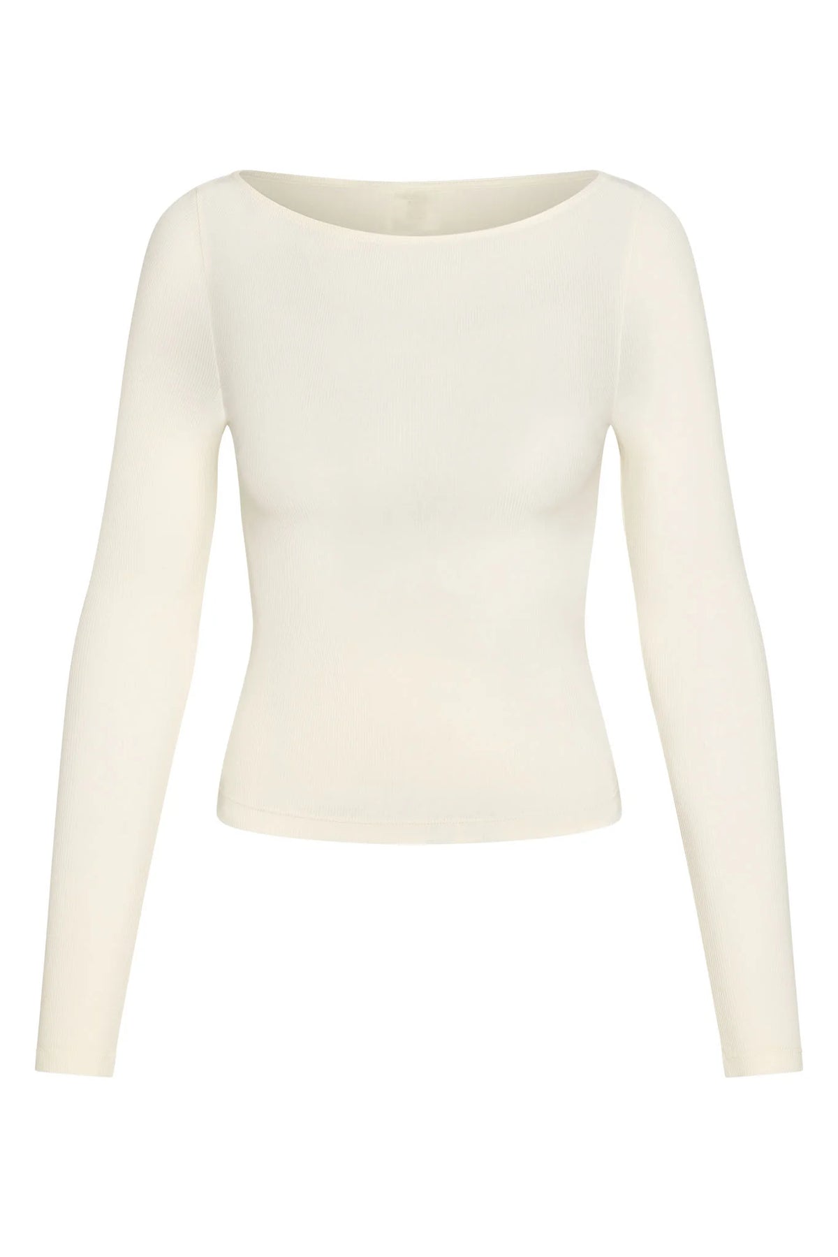 Paddington Long Sleeve - Ivory Lightweight Rib