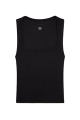 Tash Tank Long - Black Rib