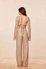 Toulon Pant - Porto Cervo Gold