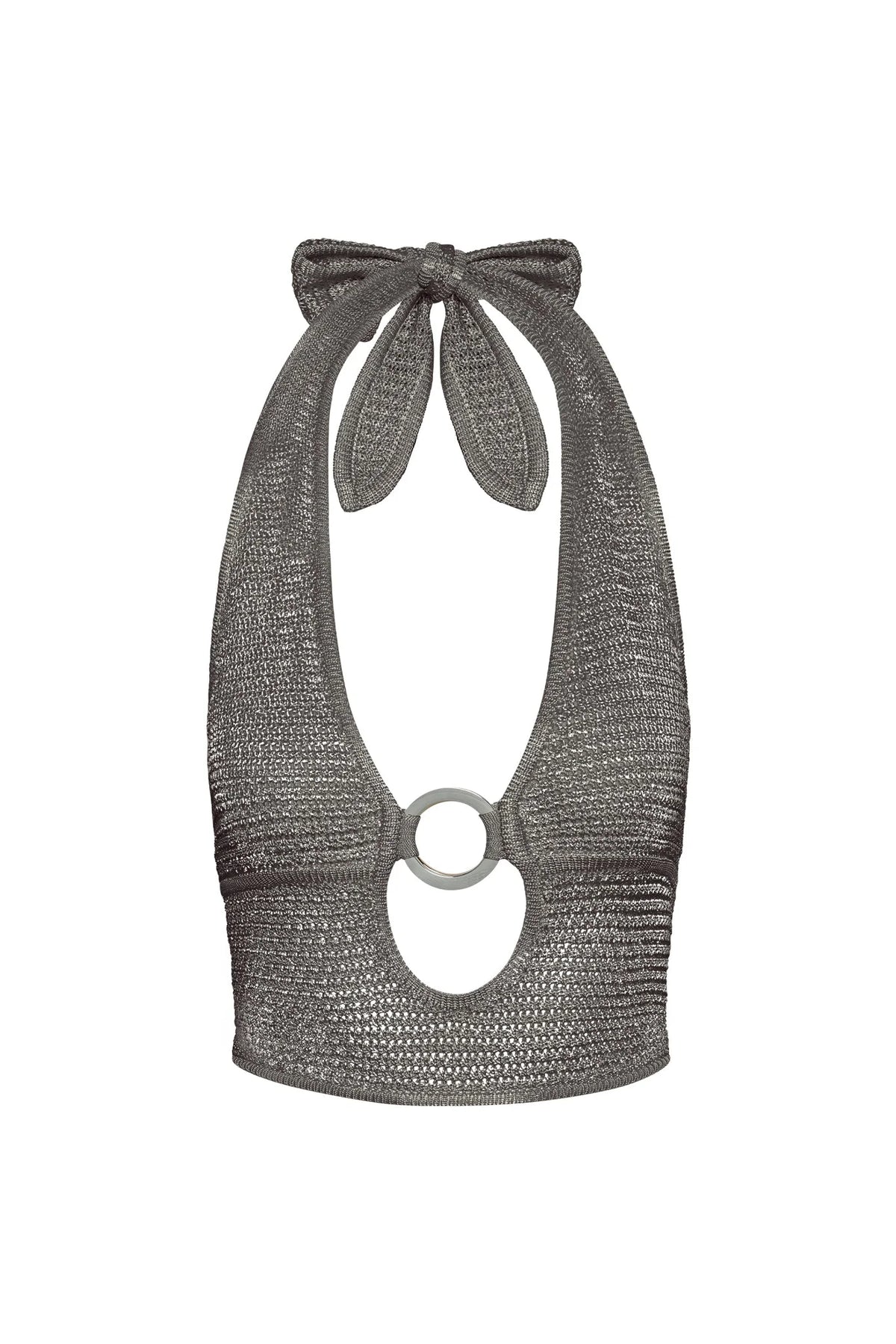 Miami Top - Steel Treble Knit