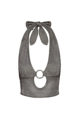 Miami Top - Steel Treble Knit